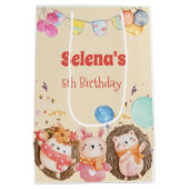 kind waterverf bosdieren medium cadeauzakje (Achterkant)