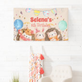 kind waterverf bosdieren spandoek (Insitu)