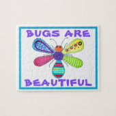 Kind Whimsical Bug Art Love Beauful Insects Legpuzzel (Horizontaal)