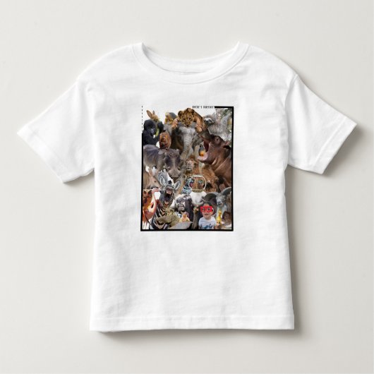 Kind Wild Animal Shirt personaliseren (Voorkant)