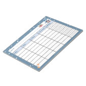 Kind Winter Reading Log met Waarderingen Notitiebl Notitieblok (Schuin)