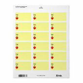 Kind @ Woordlabel Etiket (Full Sheet)