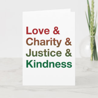 Kind Words Holiday Card (Gradient) Feestdagen Kaart
