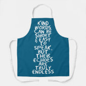 Kind words schort (Voorkant)