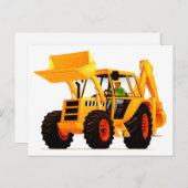 Kind Yellow Digger Briefkaart (Voorkant / Achterkant)