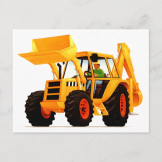 Kind Yellow Digger Briefkaart