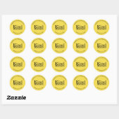 Kind zaken ronde sticker (Vel)