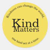 Kind zaken ronde sticker (Voorkant)