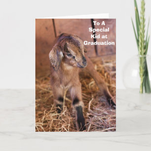 KIND ZEGT "AAN EEN SPECIALE KIND IN AFSTUDEREN"T KAART