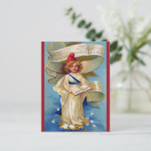  Kind Zingt Mijn Land Tis Of Thee Briefkaart (Staand voorkant)