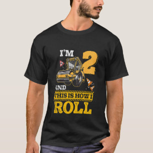 Kind: Zo kan ik Asphalt Roller 2 jaar oud draaien T-shirt
