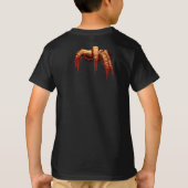 Kind Zombie T-Shirt Gory Zombie Ringer Tee Shirt (Achterkant)