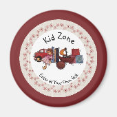 Kind Zone Magnet (Voorkant)