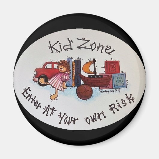 Kind Zone Magnet (Voorkant)