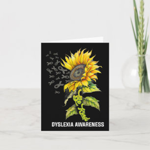 Kind Zonnebloem Dyslexie Bewustzijn Kaart