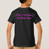 Kind Zwart Hart van Horsemanship T-Shirt (Achterkant)
