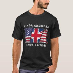 Kinda Amerikaans Kinda Brits - Dubbel Burgerschap T-shirt