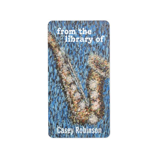 Kinda Blue-boekplaat Etiket (Voorkant)