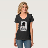 Kinda Busy Being A Dog Mom Neapolitan Mastiff Mess T-shirt (Voorkant volledig)