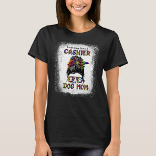 Kinda Busy is een kassier en een hond van moeder. T-shirt