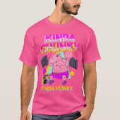 Kinda Chunky Kinda Hunky Bodybuilding Gym T-shirt (Voorkant)
