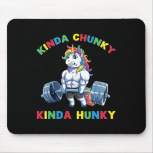 Kinda Chunky Kinda Hunky Weightlift Bodybuilding Muismat