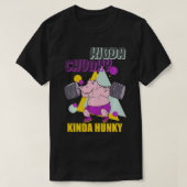 Kinda Chunky Kinda Hunky Weightlift Bodybuilding T-shirt (Design voorkant)