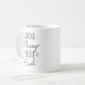 Kinda Classy Coffee Mug | Playful Ceramic Mug  Koffiemok (Voorkant links)