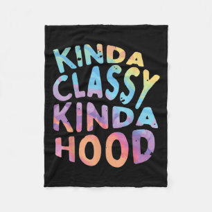 Kinda Cly Kinda Hood Sarcastisch Grappig Gezegde S Fleece Deken
