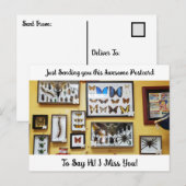 Kinda Creepy "I Miss You" Gezegde Hi Briefkaart (Voorkant / Achterkant)