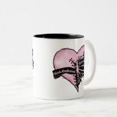 Kinda Emotionless Kinda Emotional Tweekleurige Koffiemok (Voorkant rechts)