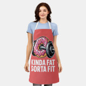 Kinda Fat Sorta Fit Gym Workout Schort (Gedragen)