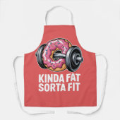 Kinda Fat Sorta Fit Gym Workout Schort (Voorkant)