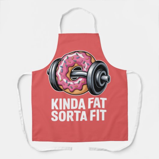 Kinda Fat Sorta Fit Gym Workout Schort (Voorkant)