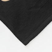 Kinda Fit Sorta Fat - Funny Gym Bear Weightlifting Fleece Deken (Hoek)