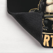 Kinda Fit Sorta Fat - Funny Gym Panda Weightliftin Muismat (Hoek)