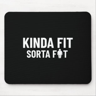Kinda Fit Sorta Vet Funny Gym Bodybuilding Gym 1 Muismat
