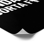 Kinda Fit Sorta Vet Funny Gym Bodybuilding Gym 1 Poster (Hoek)