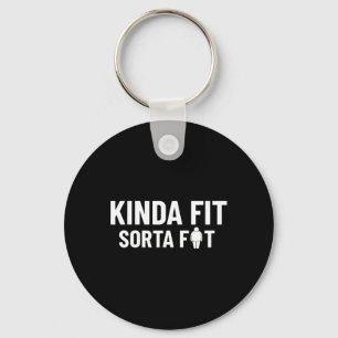Kinda Fit Sorta Vet Funny Gym Bodybuilding Gym 1 Sleutelhanger
