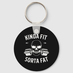 Kinda Fit Sportvet Funny Gym Bodybuilding Gym Sleutelhanger