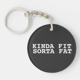 Kinda Fit Sportvet, Grappige Gym Vrouwen Sleutelhanger
