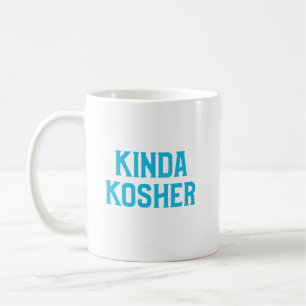Kinda Kosher Funny Jewish Kashrut Pareve Koffiemok