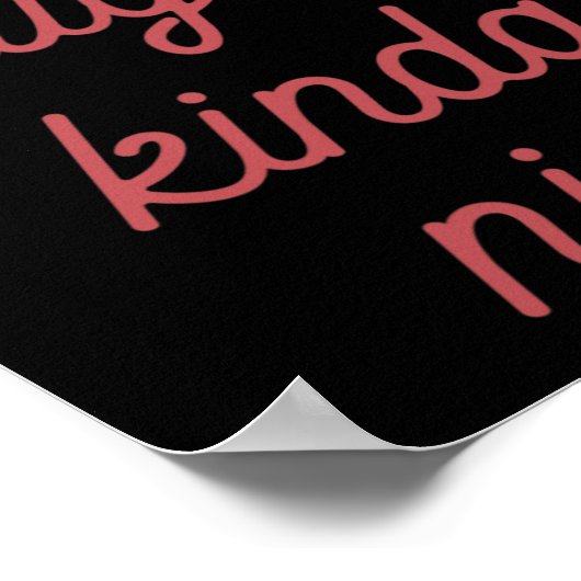 Kinda Naughty Kinda-nice - Kerst Poster (Hoek)