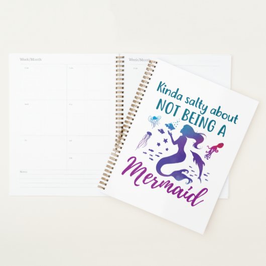 Kinda Salty zegt dat je geen zeemeermin bent Planner (Display)