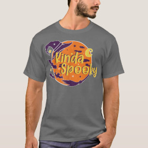 Kinda Spooky Halloween Herfst Season Pumpkin T-shirt