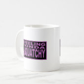 Kinda Squatchy - Finding Bigfoot Paars Koffiemok (Voorkant links)