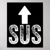 Kinda Sus Game IDK Bro Bruh Meme Grappige Videogam Poster (Voorkant)