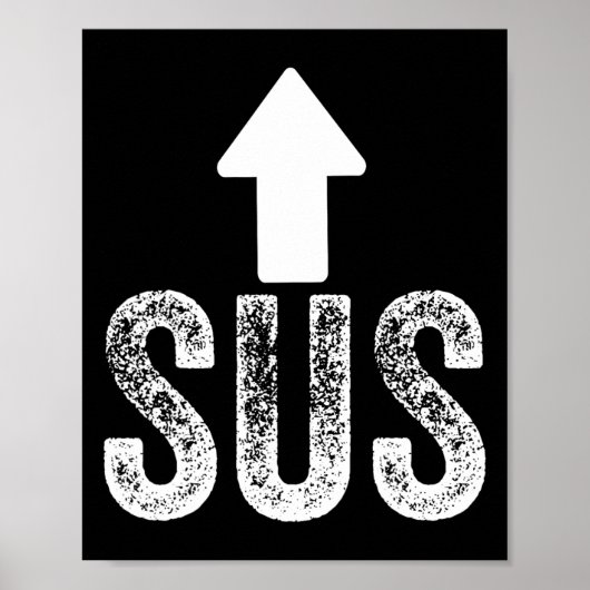 Kinda Sus Game IDK Bro Bruh Meme Grappige Videogam Poster (Voorkant)