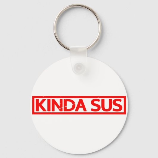 Kinda Sus Stamp Sleutelhanger (Voorkant)