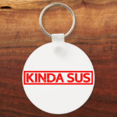 Kinda Sus Stamp Sleutelhanger (Achterkant)